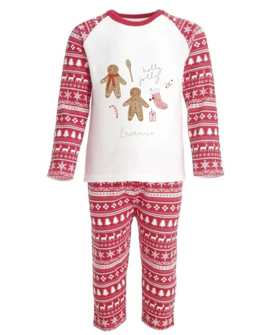 Adults Holly Jolly Family Matching Pyjamas