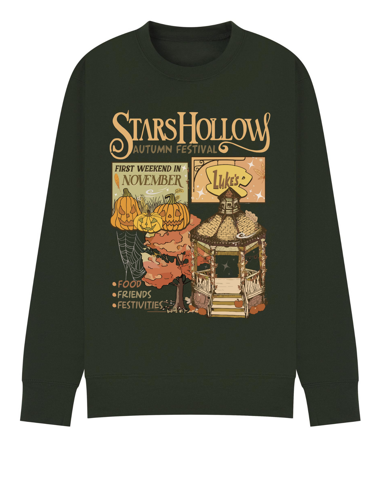 Women's Star's Hollow Pumpkin Autumn Sweatshirt GG inspired