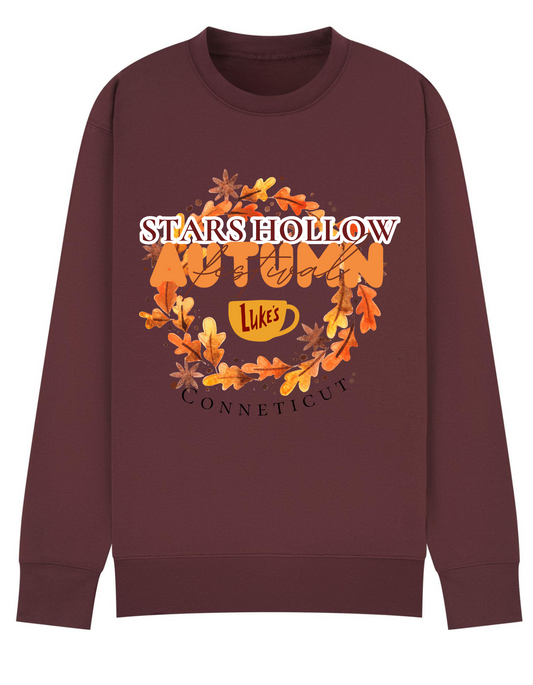 Women's Star's Hollow Autumn Leaves Design Sweatshirt GG inspired