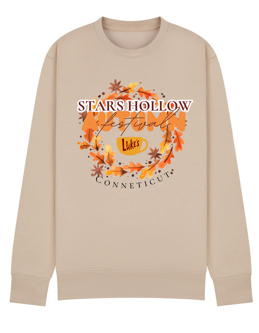 Women's Star's Hollow Autumn Leaves Design Sweatshirt GG inspired