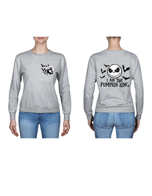 Unisex Adults Pumpkin King Sweatshirt/Hoody/Top