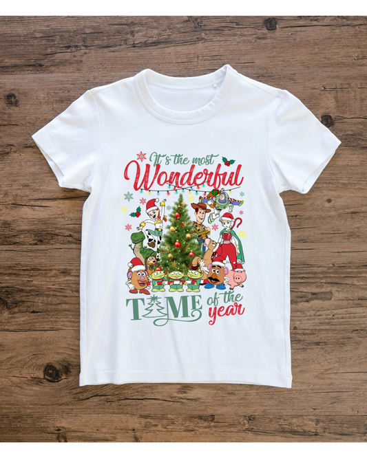 Wonderful Time of Year Kids Christmas T-shirt or Sweatshirt