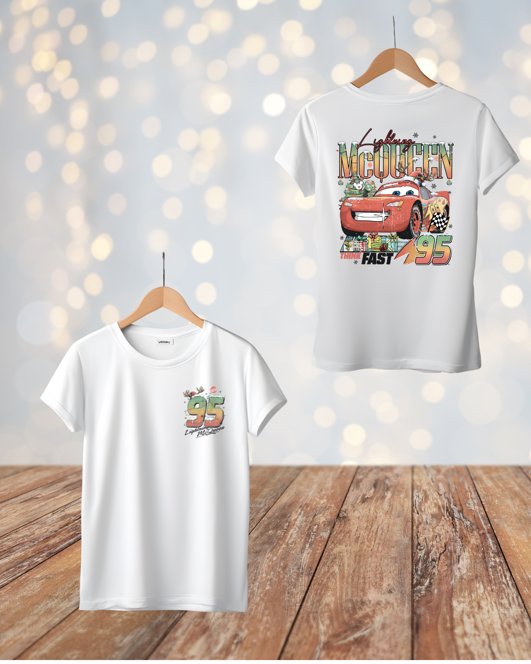 Lightening Radiator Springs Kids Christmas T-shirt or Sweatshirt