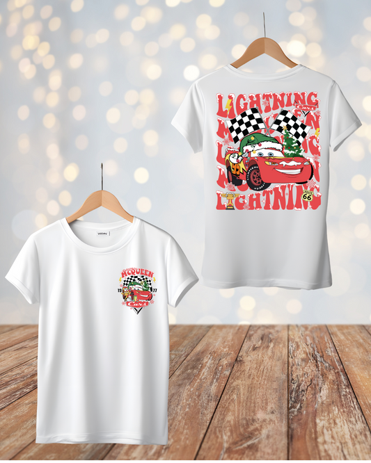 Kachow! Cars Kids Christmas T-shirt or Sweatshirt