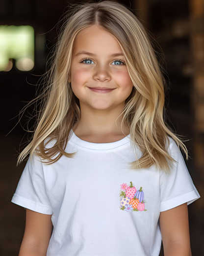 Pink Pumpkin Picking T-shirt