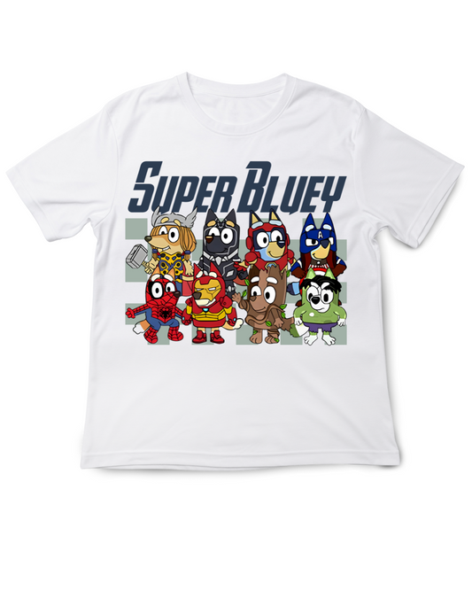 Super Bluey Blue dog Inspired T Shirt