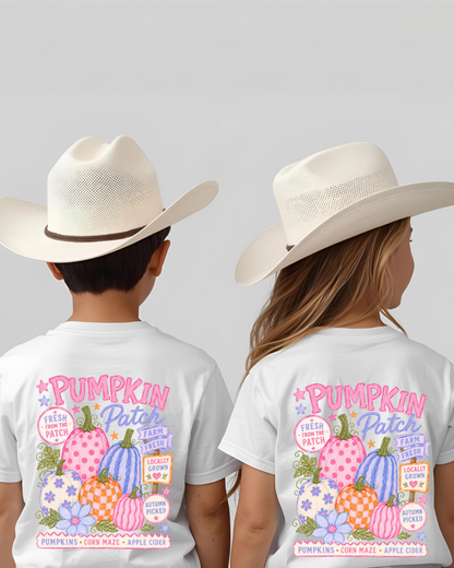 Pink Pumpkin Picking T-shirt