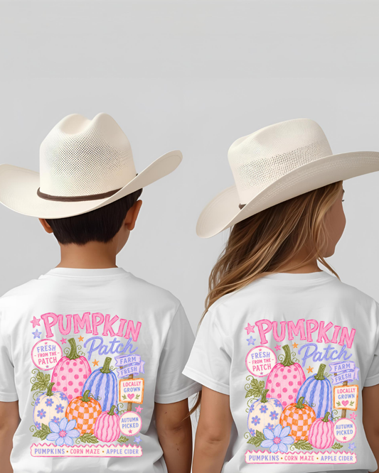Pink Pumpkin Picking T-shirt