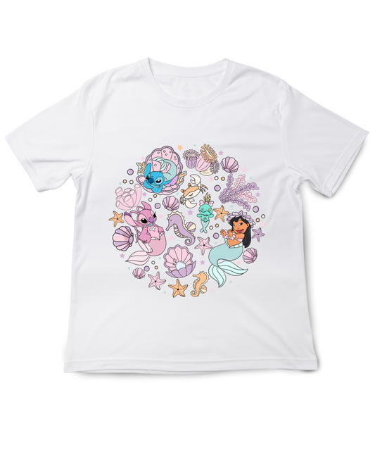 Aloha Mermaid Children's Summer T-Shirt