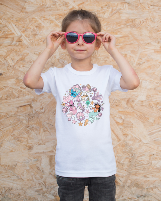 Aloha Mermaid Children's Summer T-Shirt