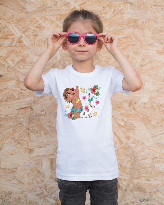 Polynesian Princess Children's Summer T-shirt