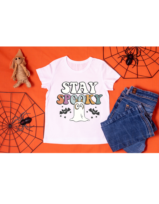Stay Spooky Bluey Inspired Children's Halloween Top