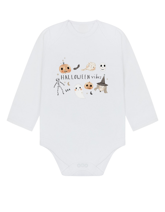 Halloween Vibes Baby Sleepsuit or Vest