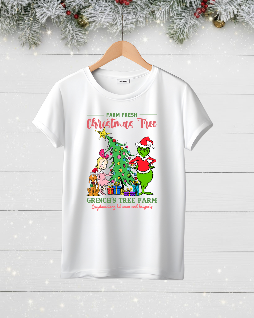 Children's Grinch Christmas Tree Farm Christmas T-shirt or Sweatshirt