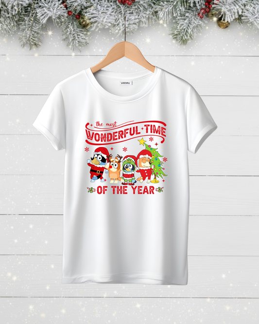 Children's Bluey Wonderful Christmas T-shirt or Sweatshirt