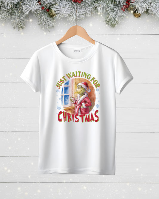 Children's Grinch Waiting For Christmas T-shirt or Sweatshirt