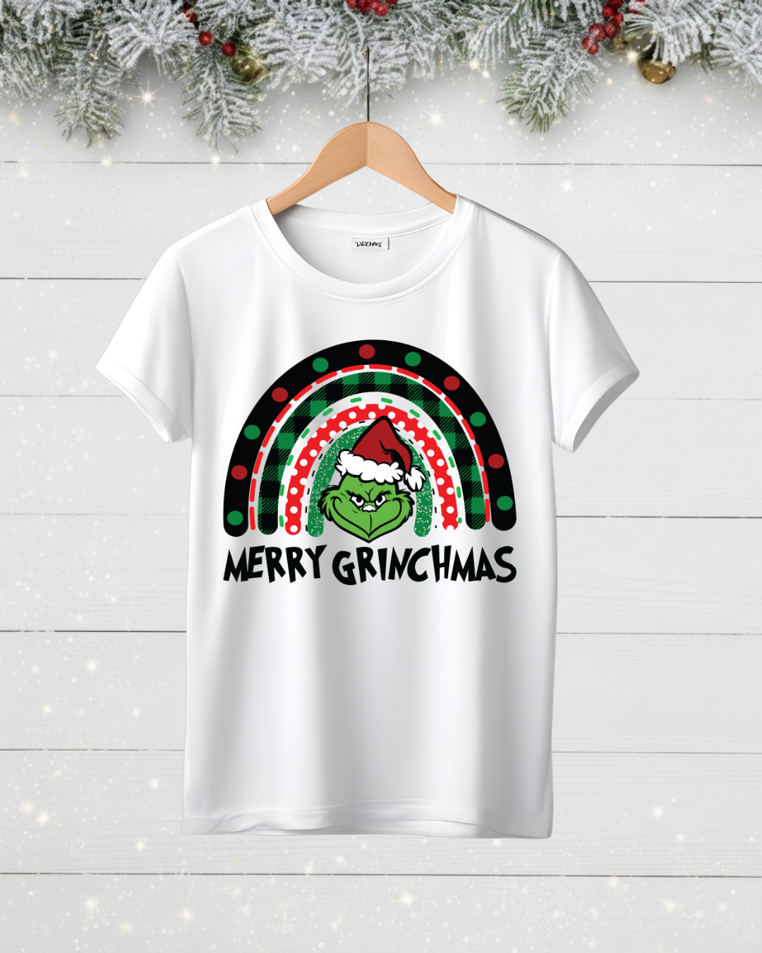 Children's Merry Grinchmas Christmas T-shirt or Sweatshirt