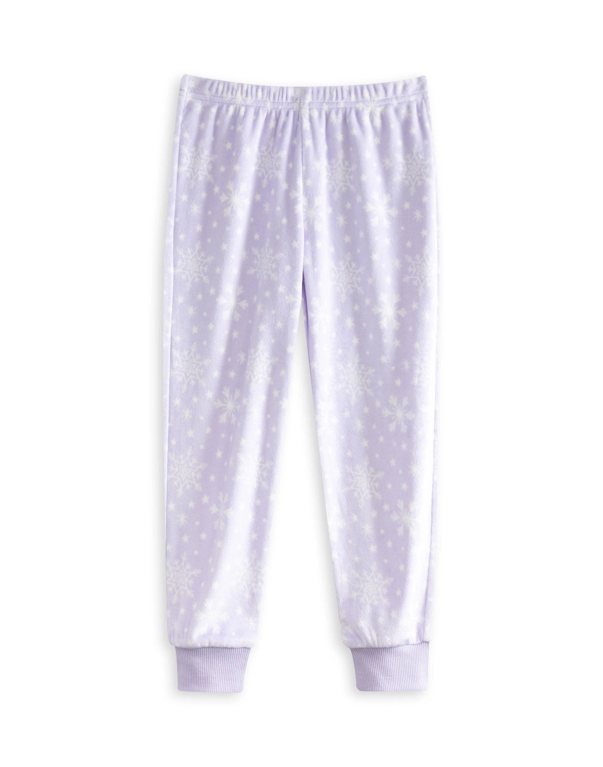 Disney Frozen Girls Purple Elsa Long Sleeve Long Leg Pyjama Set