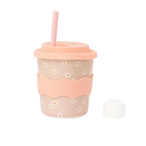 Daisy Chino Cup with Straw 8oz