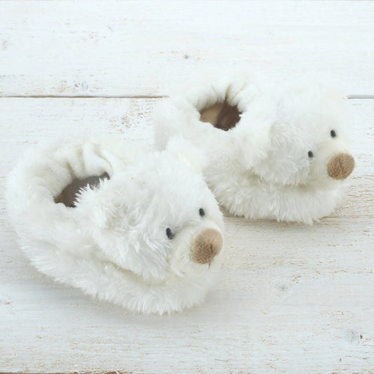 Bear Baby Soft Plush Slippers