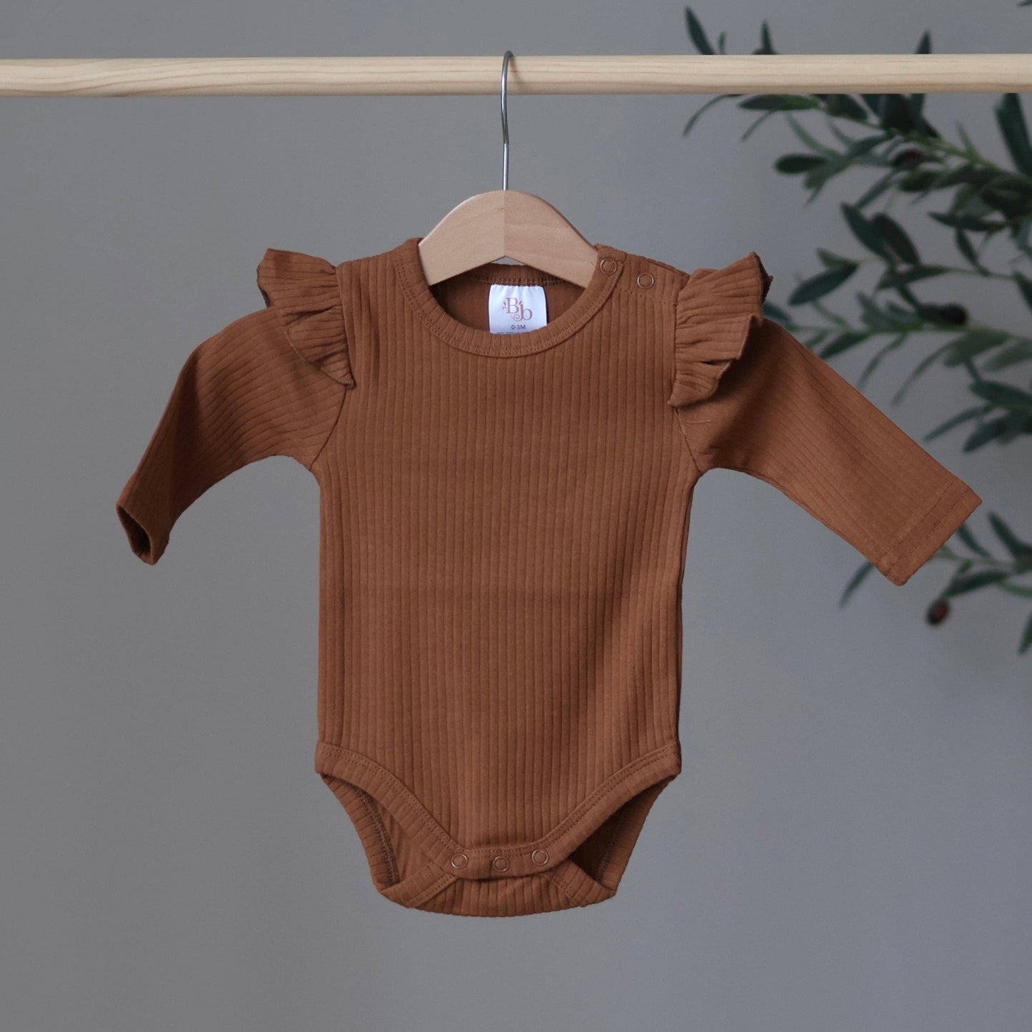 Rust Frill Bodysuit