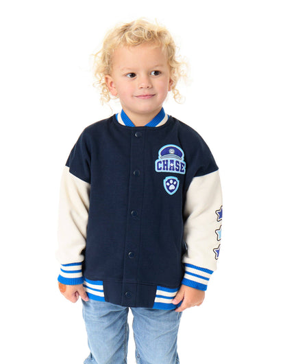 Paw Patrol Boys Blue Chase Varsity Jacket