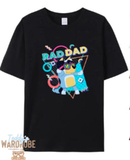 Rad Dad Adult's Matching T-Shirt