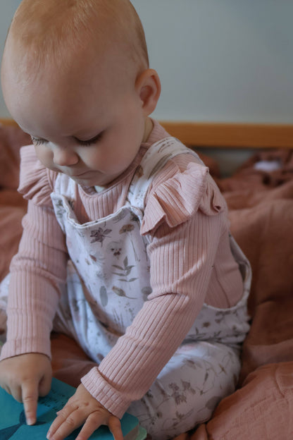 Vintage Pink Frill Bodysuit
