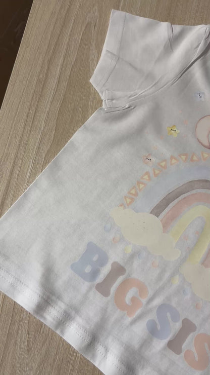 Matching Sibling Babygrow Lil Sis/Bro Top